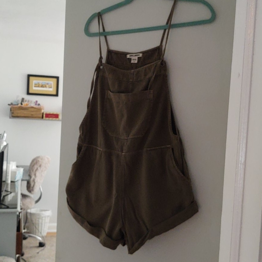 Billabong olive green wild pursuit romper